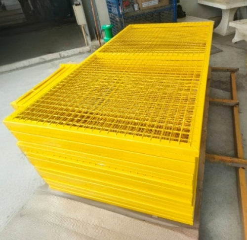 แผงรั้วสำเร็จรูปเคลือก powder coat